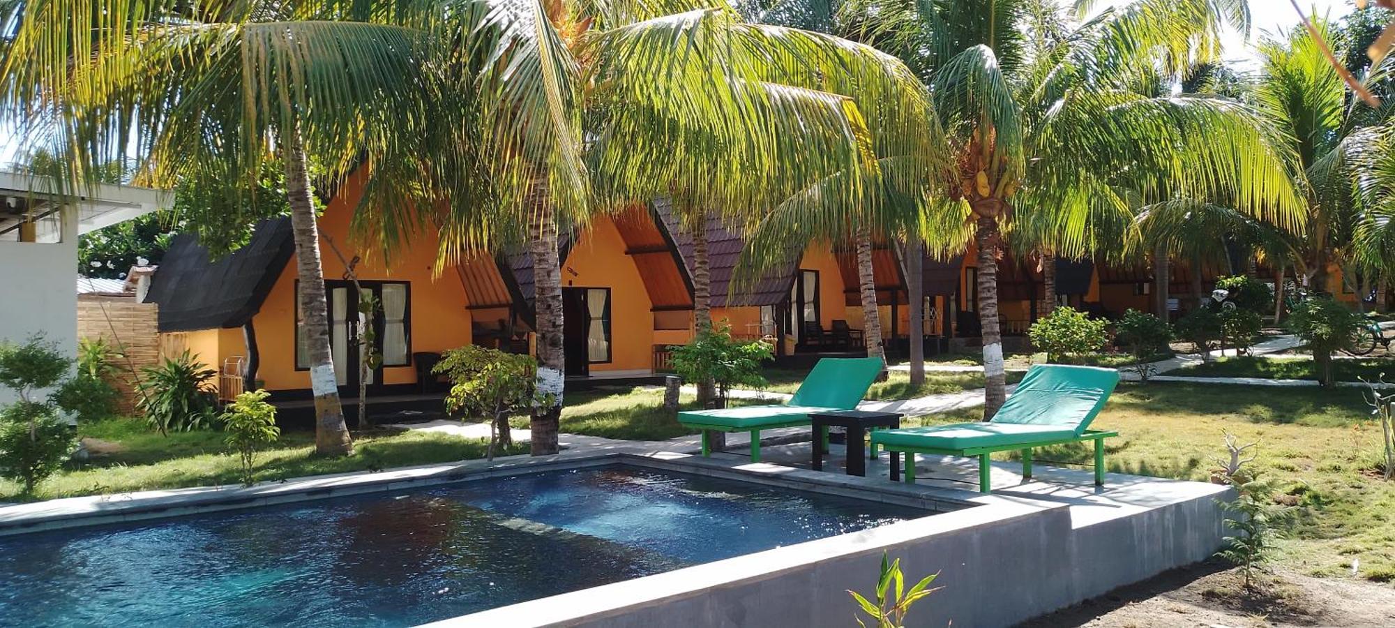 Pandan Bungalow ギリ・アイル エクステリア 写真