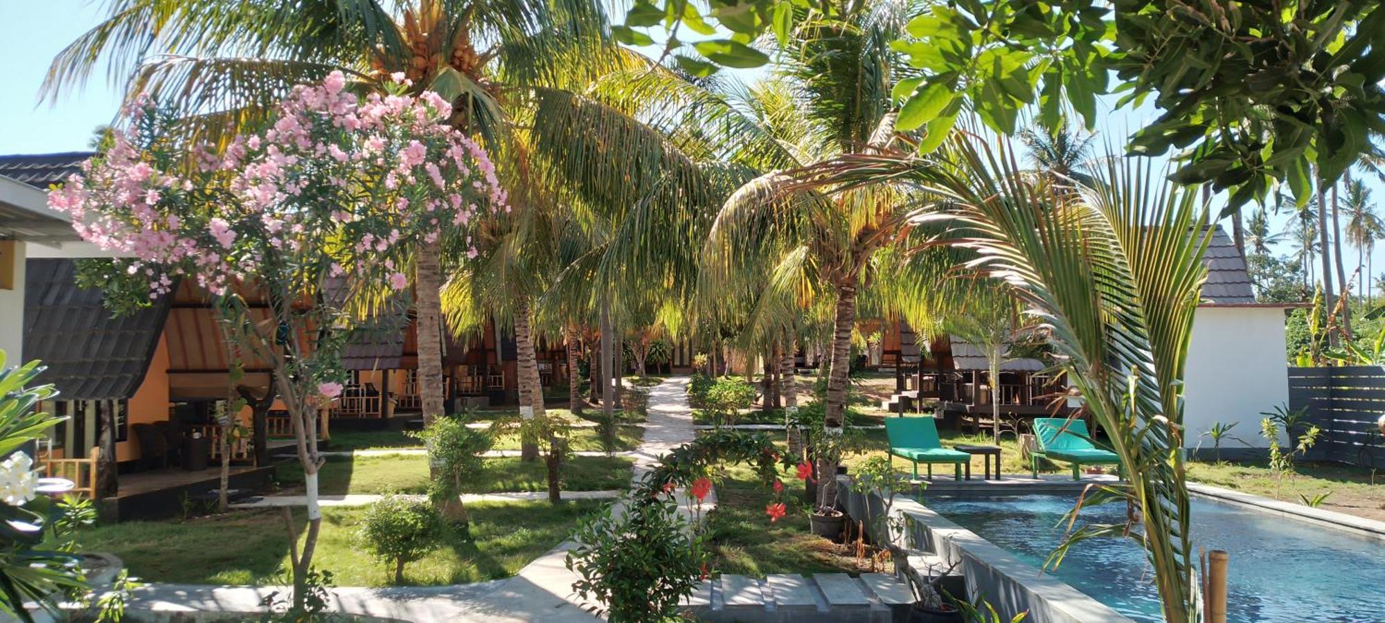 Pandan Bungalow ギリ・アイル エクステリア 写真