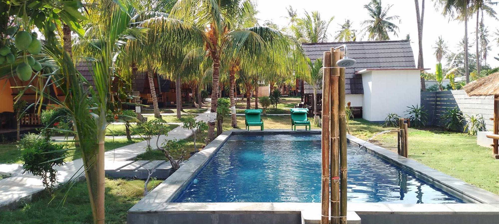 Pandan Bungalow ギリ・アイル エクステリア 写真